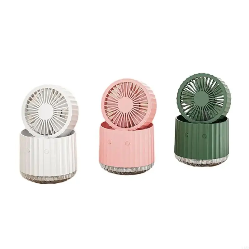 918D có thể gập lại bàn của người hâm mộ quạt người hâm mộ Fan Camping Office Fan Humidifying Fan