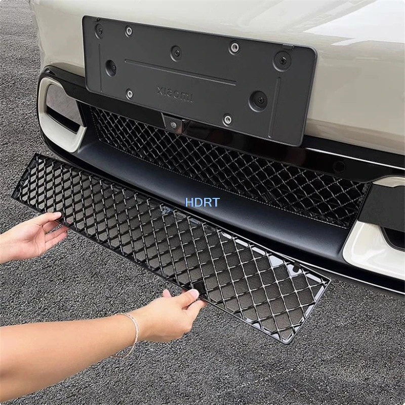 

Car Styling Front Bumper Racing Grille Trim Insert Dust Proof Cover Water Tank Insect Screen Anti Bug Net For Xiaomi SU7 2024 +