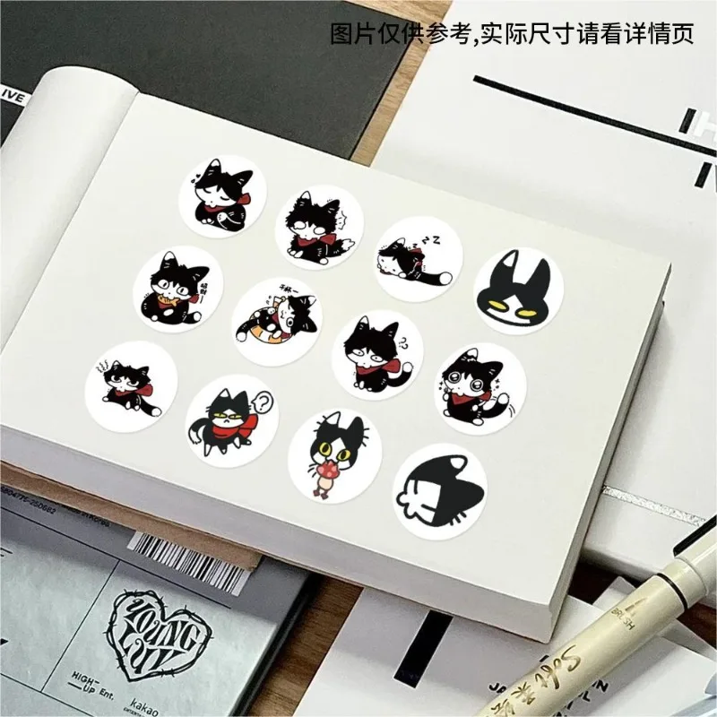 500 قطعة شخصية كرتونية لذيذة في الزنزانة ‌ ملصقات زخرفية على الجدران الإبداعية