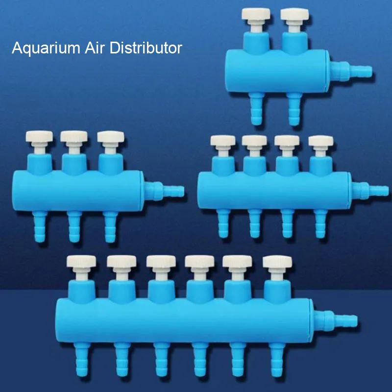 

Aquarium Air Splitter Valve Fish Tank Air Pump Flow Splitter Distributor Pump Valve Tap Lever Control Switch Valves Accessories