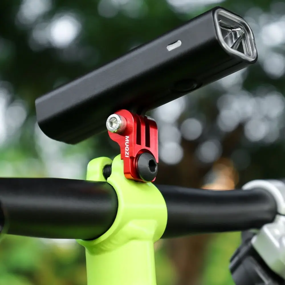 

Aluminium Alloy Bicycle Front Light Holder Adjustable Lamp Bracket Bike Front Light Bracket Modification Adapter