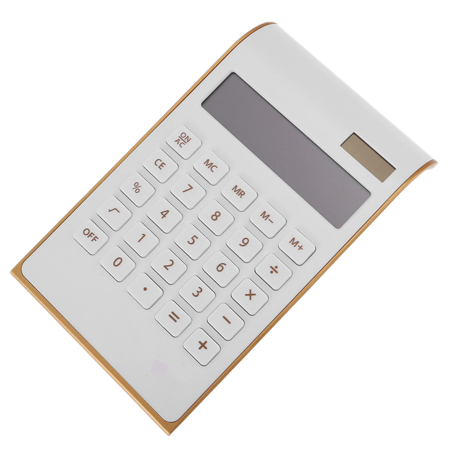 آلة حاسبة، تصميم حواف ذهبية رفيعة للغاية، محمولة للمدرسة، حواف ذهبية، آلة حاسبة للاستخدام المكتبي #4