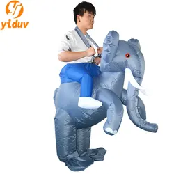 Inflatable Elephant Costume Ride On Elephant Air Blow up Costumes Christmas Halloween Carnival Party Cosplay Dress