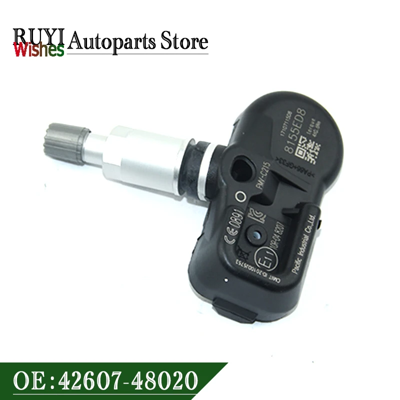 42607-48020 PMV-C215 TPMS Sensor tekanan ban baru untuk Toyota Lexus LC RX 4260748020 MHz 433MHz 1 buah