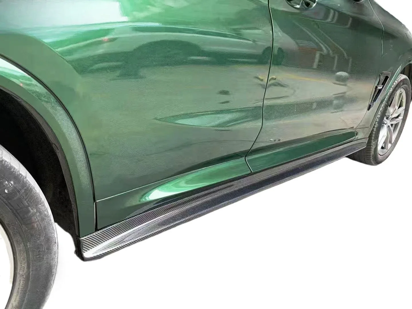 

ForHot Sales Carbon Fiber 3D Style Side Skirts Body Kit Car Accessories Aerodynamic Kit For BMW F97 X3M F98 X4M 2019-2021