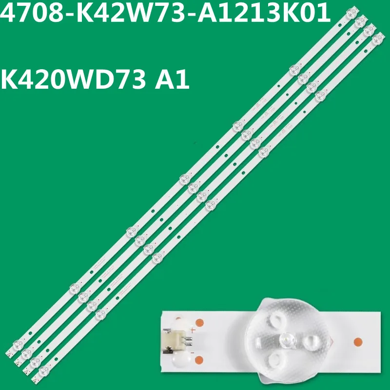 

Светодиодная лента подсветки 7 ламп K420WD73 A1 4708-K42W73-A1213K01 для LE42E6850 LE42E1900 LE40D8810 42PFT4001/60 42PFF5201/T3