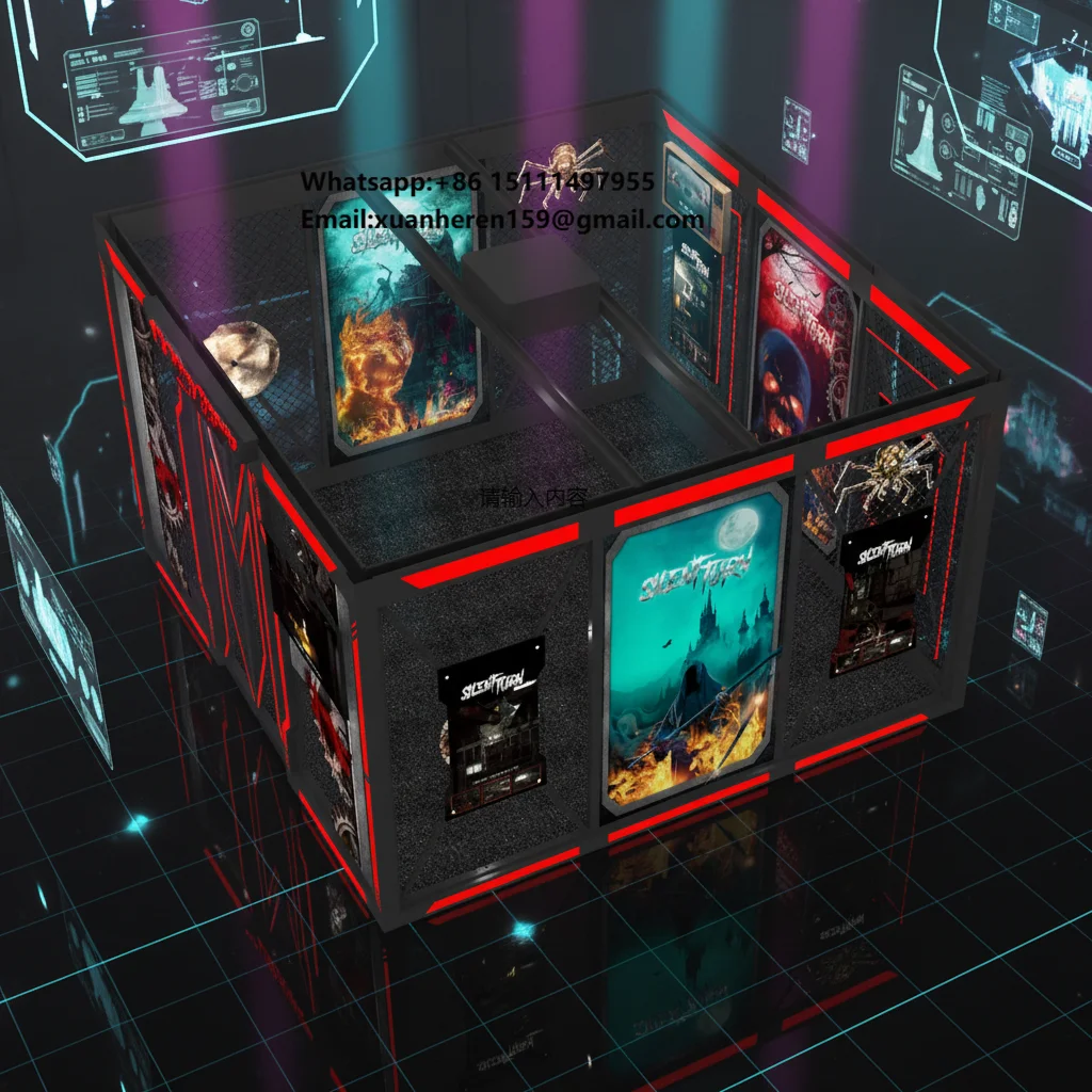 9D Virtual Reality VR Cinema Escape Room Games Multiplayer VR Indoor Escape Room Amusement Park