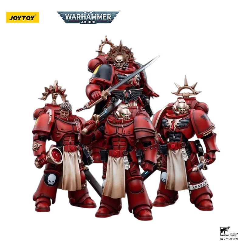 

In Stock 1/18 Scale 12 cm JOYTOY 40K Blood Angels Heroes of Baal Squad Action Figures Anime Model Toy Collection Holiday Gift