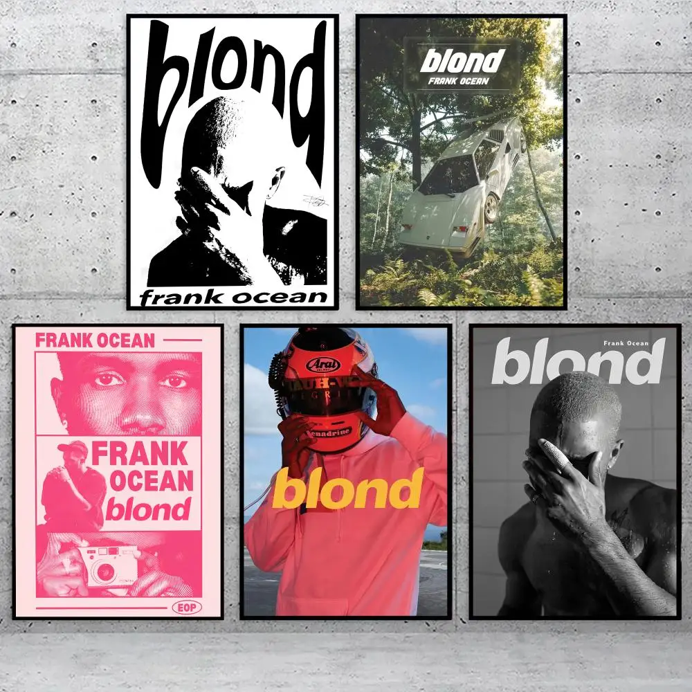 

F-Frank O-Ocean Blond Album Poster Holiday Gifts Decoration Designed For Home Restaurant Office Space Wall Art