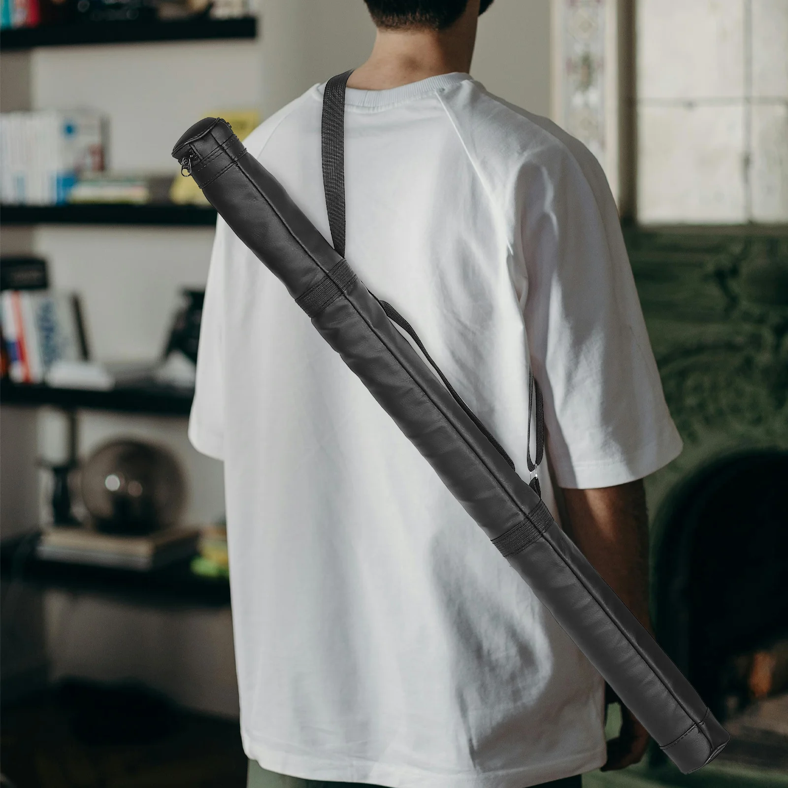 حقيبة مضرب بيسبول، تصميم متعدد الوظائف، مساحة واسعة لمعدات الخفافيش، خياطة قوية، حزام كتف مريح، مضرب كرة لينة #4