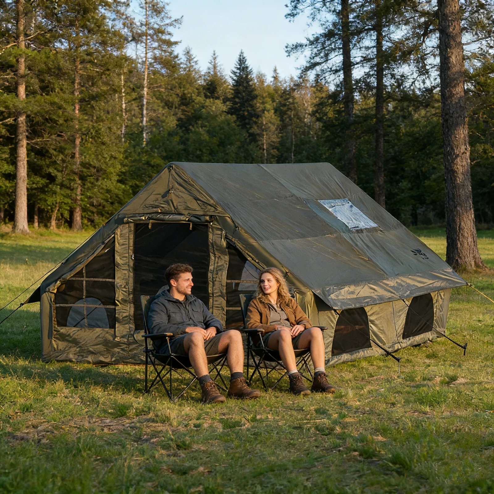 PAKICETUS Large Luxury Inflata - Outdoor Adventure Tent 评论和价格