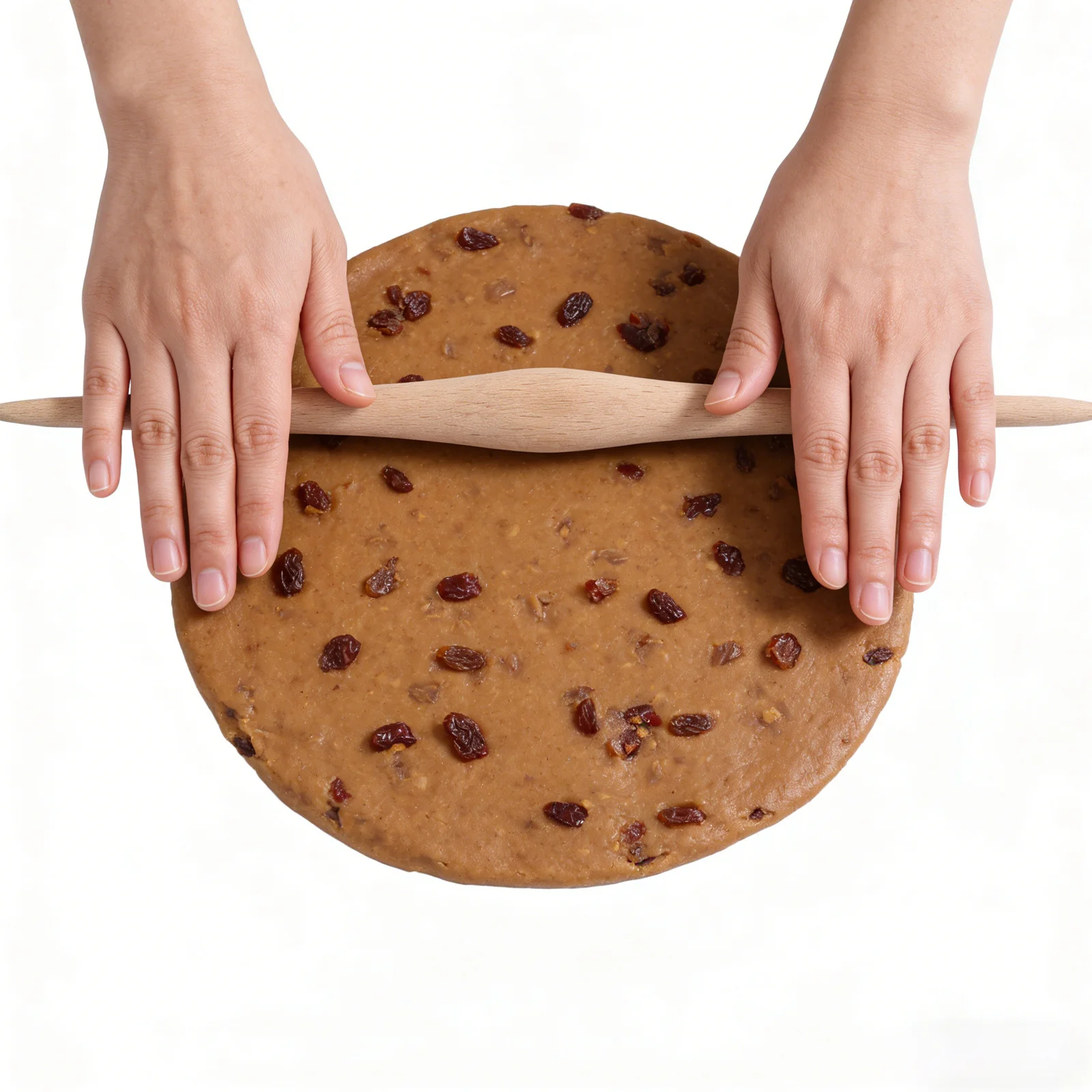 

Solid Wood French Rolling Pin Non Slip Grip Handheld Dough Roller Baking Tool for Pastry Pizza Cookies Fondant Pasta Pie