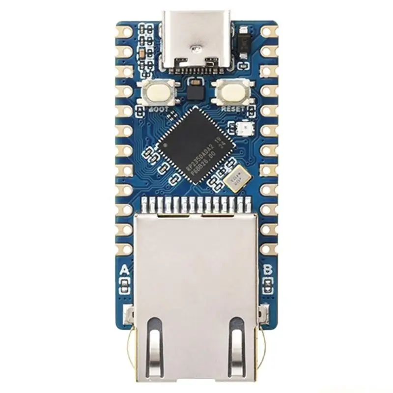 Advanced RP2350 Microcontroller Board Ethernet Development Module Double Processors With 14 GPIO Pins