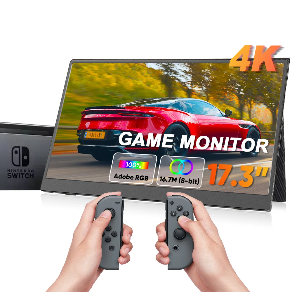 17,3-дюймовый портативный игровой ноутбук 4K IPS LED HDR Freesync с тройным монитором USB и интерфейсом Type-C Eyeecare Series X-box Phone