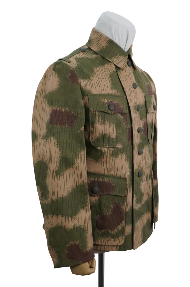 GUCA-028 WWII เยอรมัน Heer Marsh Sumpfsmuster 44 Camo M41 Field Tunic