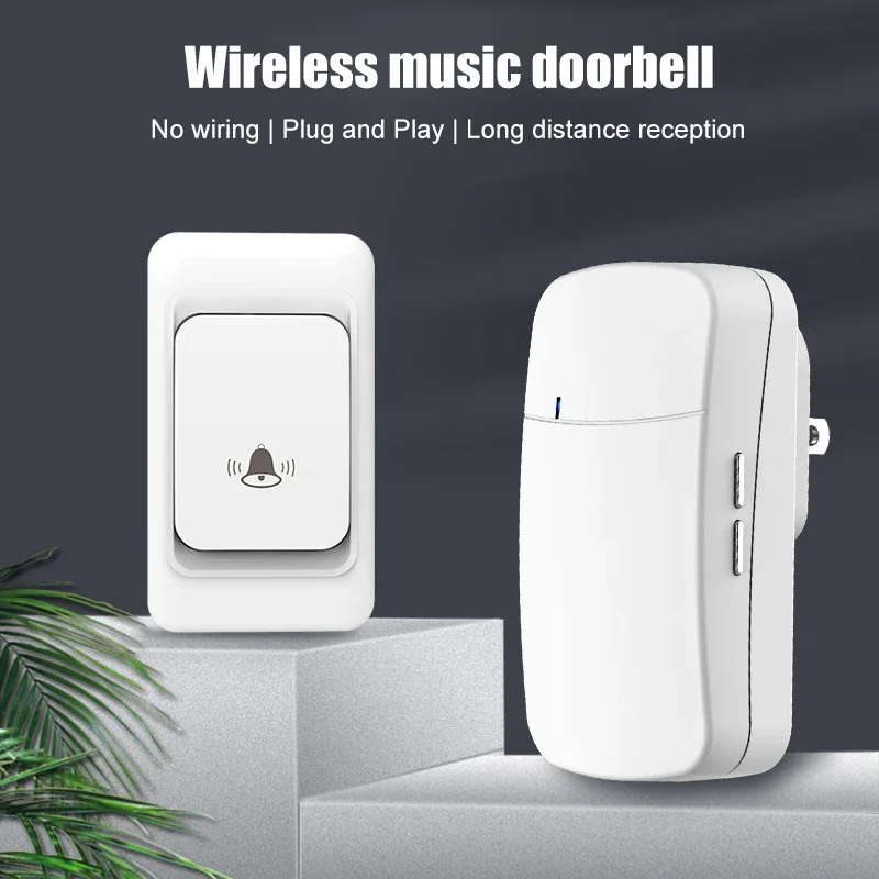 Long Range Doorbell Home Security For Home Security Easy Installation Energy Efficient Energy-efficient Enhance