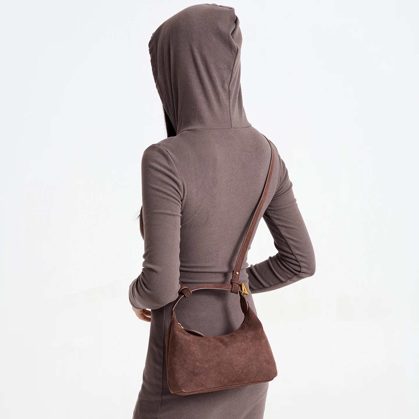 

2026 New Trendy Retro Matte Dumpling Bag Versatile Large Capacity Handbag Single Shoulder Crossbody Underarm Bag for Women