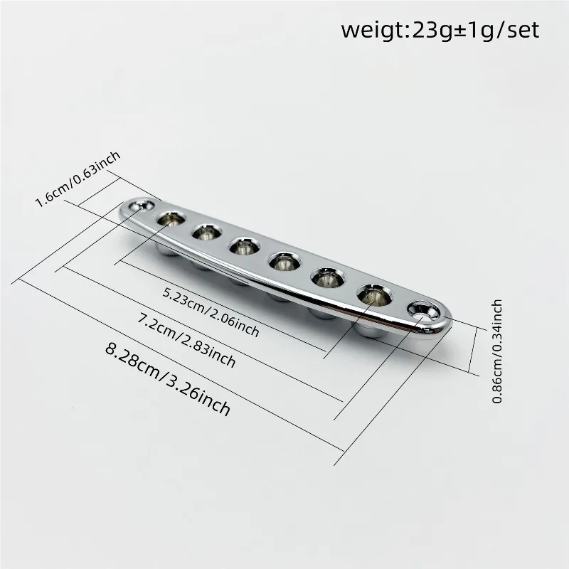 Electric Guitar Body Threaded Through The String Clip Board, Electric Guitar Bridge with Body Buckle and String Clip