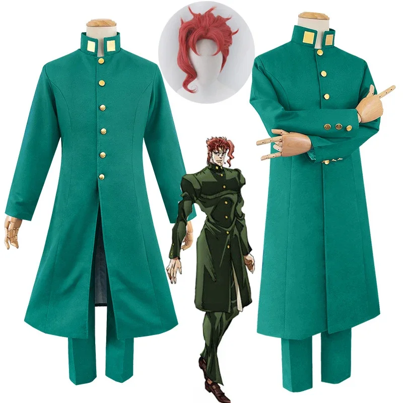 bizarro aventura cosplay noriaki kakyoin cosplay traje anime cosplay ternos trajes de halloween woman men