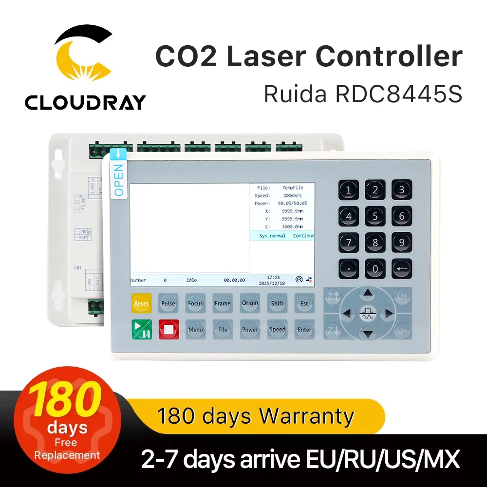 Ruida RDC8445S controller CO2 laser engraving cutting machine Upgrading for RDC6445S RDC6445G RDC6442S RDC6442G RDC6432G Upgrade