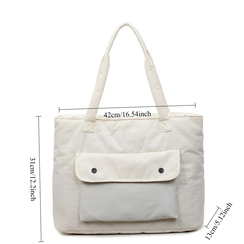 المرأة عادية قماش حمل حقيبة سعة كبيرة جوكر حقيبة كتف محكم عادية بسيطة ركاب حقيبة المدرب لخريف شتاء #6