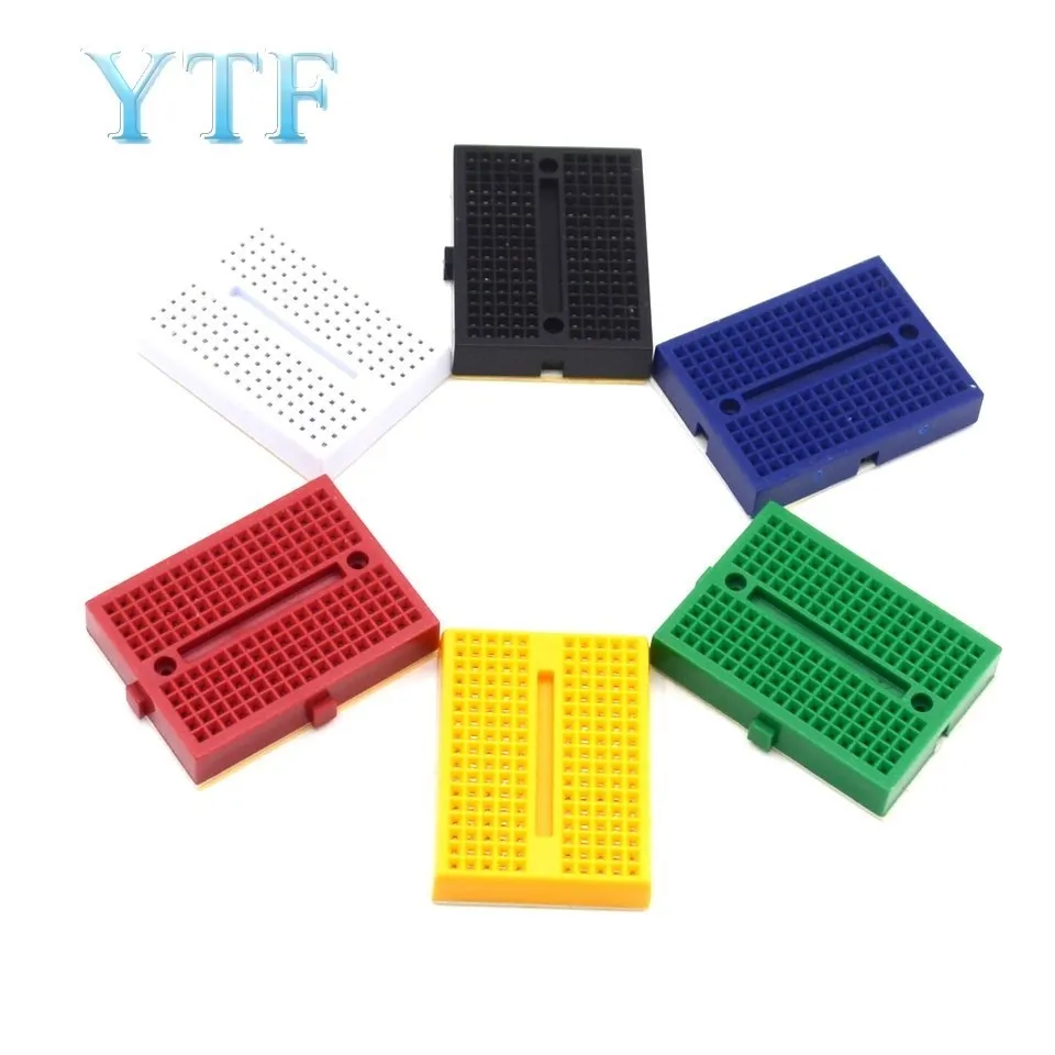 SYB-170 Mini Solderless Prototype Breadboard 170 Tie-points 35*47*8.5mm for