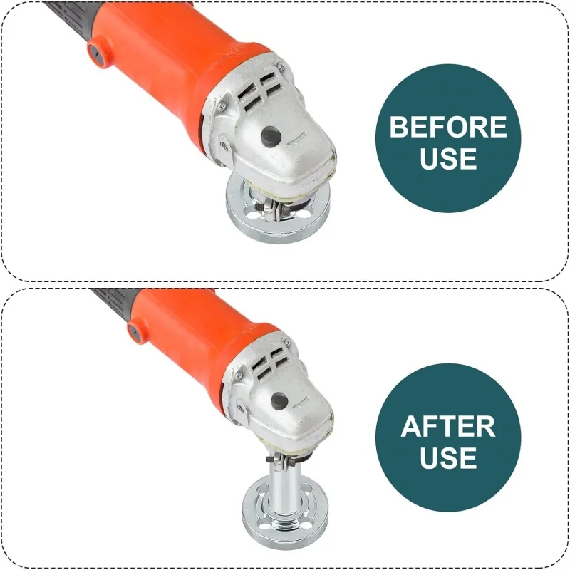 3Pcs Angle Grinder Extension Shaft with Pressure Plates,M10 80mm Extension Rod,Polishing Machine Adapter,Rotary Extension Shaft