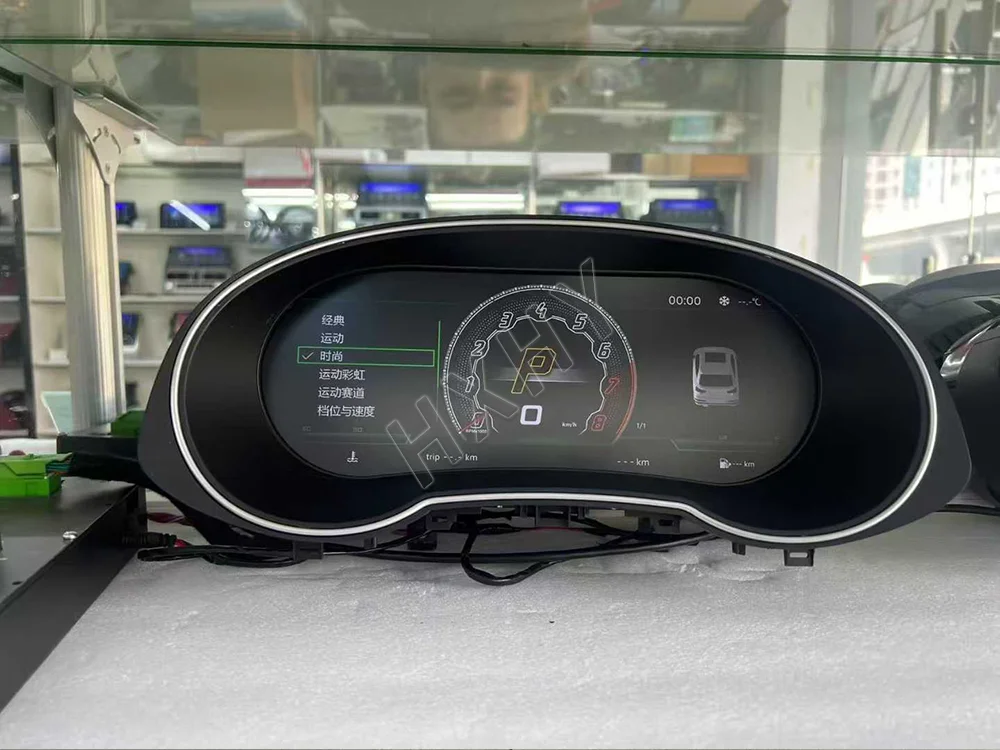 أداة العنقودية الرقمية الجديدة للسيارة CockPit لأودي Q3 2012-2018 LCD مركز عداد السرعة لوحة القيادة لاعب نظام لينكس #3