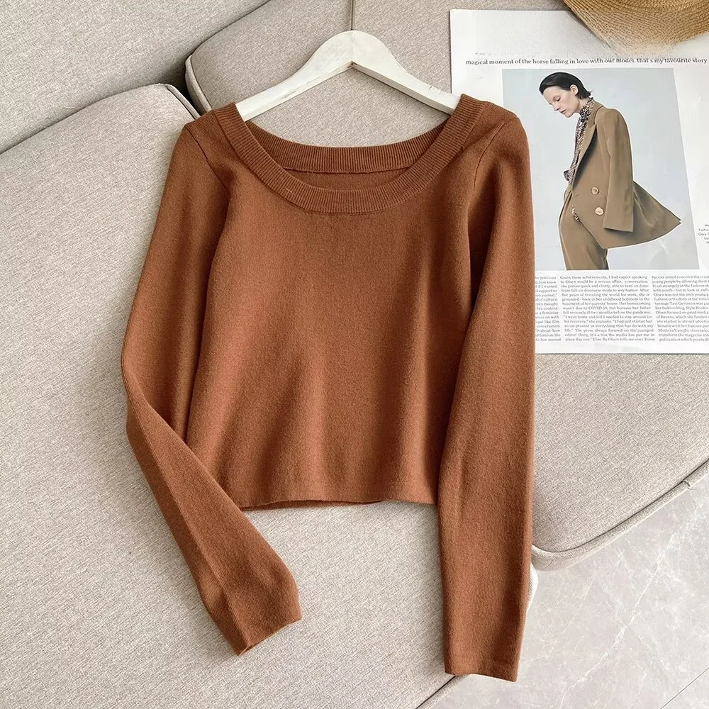 Women's Long Sve Kn… - image