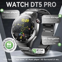 Hot Sales 2025 New Watch DT5pro Smart Watch Men 4GB Memory GPS Google Maps App Store Video Music Player Sports Trackr Smartwatch