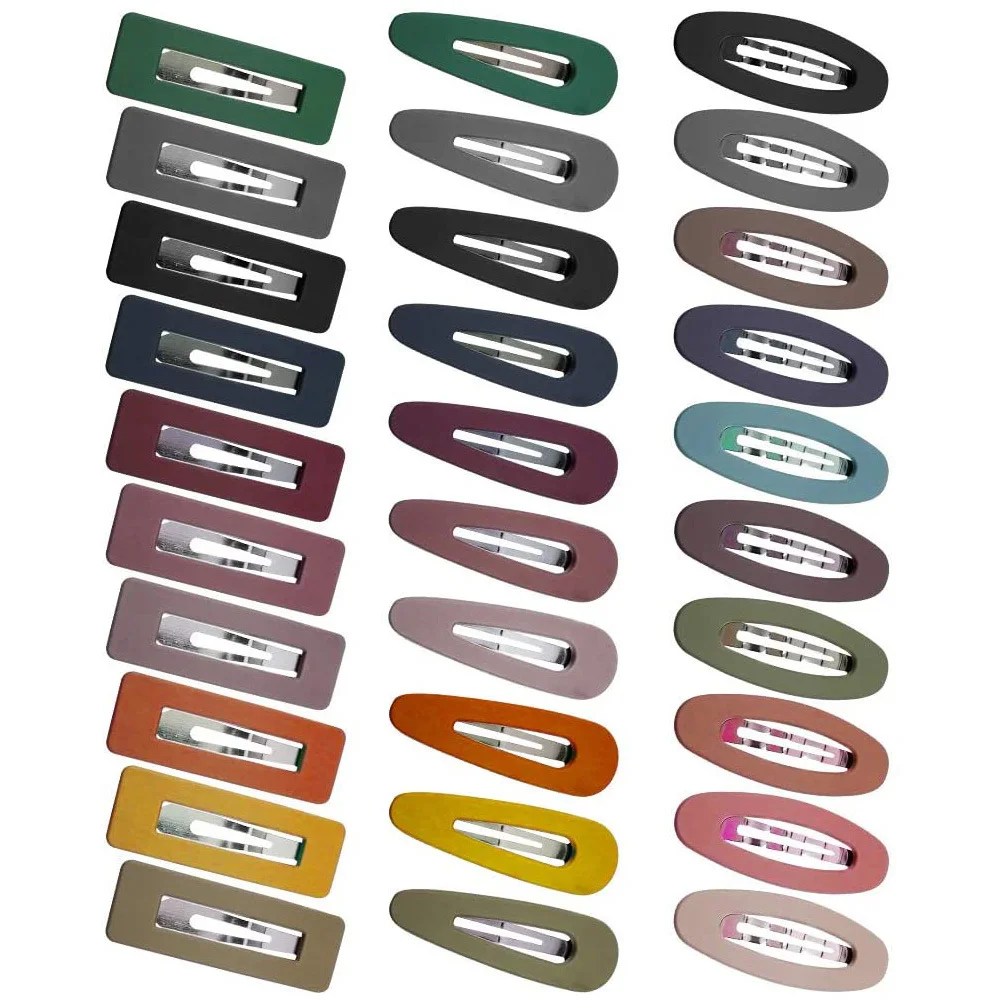 30 قطعة دبوس شعر مجوف مشابك شعر بسيطة وأنيقة مشابك شعر طازجة للفتيات تنظيم الانفجارات والشعر دبوس شعر بسيط #2