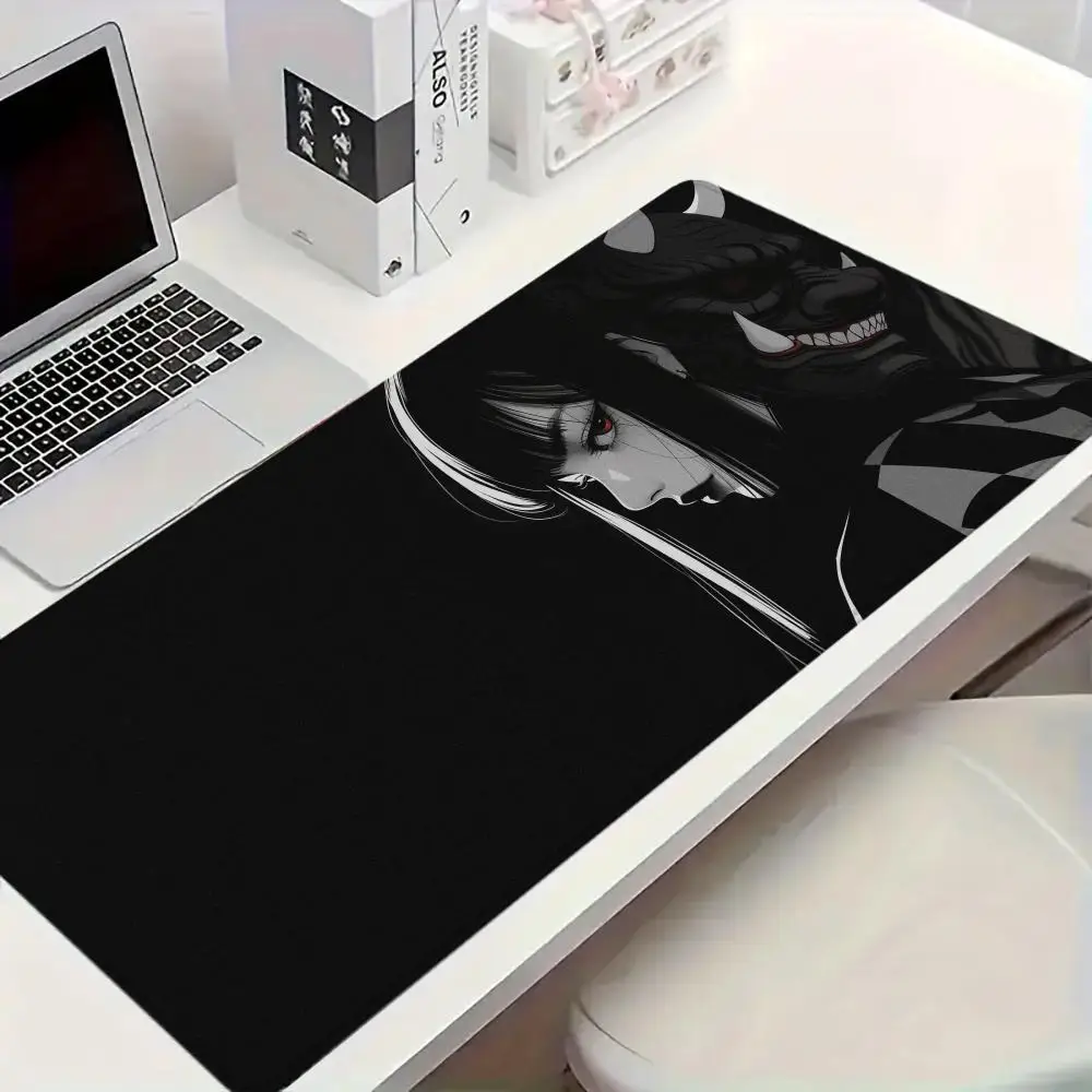 

Коврик для мыши Cool Girl with Mask, большой резиновый противоскользящий коврик для ПК, аксессуары для офисного стола, коврик для мыши для офиса и геймеров, декоративный коврик для клавиатуры