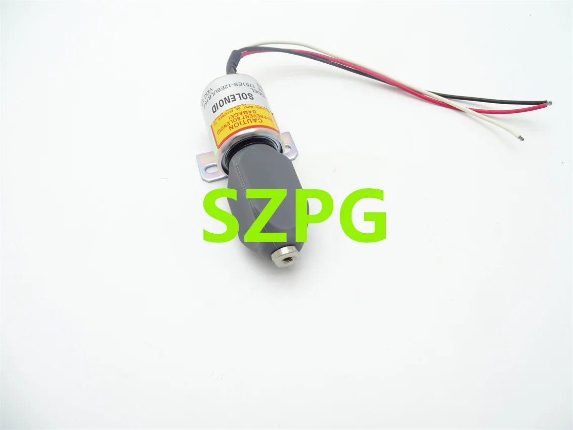 12V SA-4260-12 Fuel Stop Solenoid for Kubota 3A70&80 mm Series Engine 1751ES-12A6ULB1S5 SA-4612-12