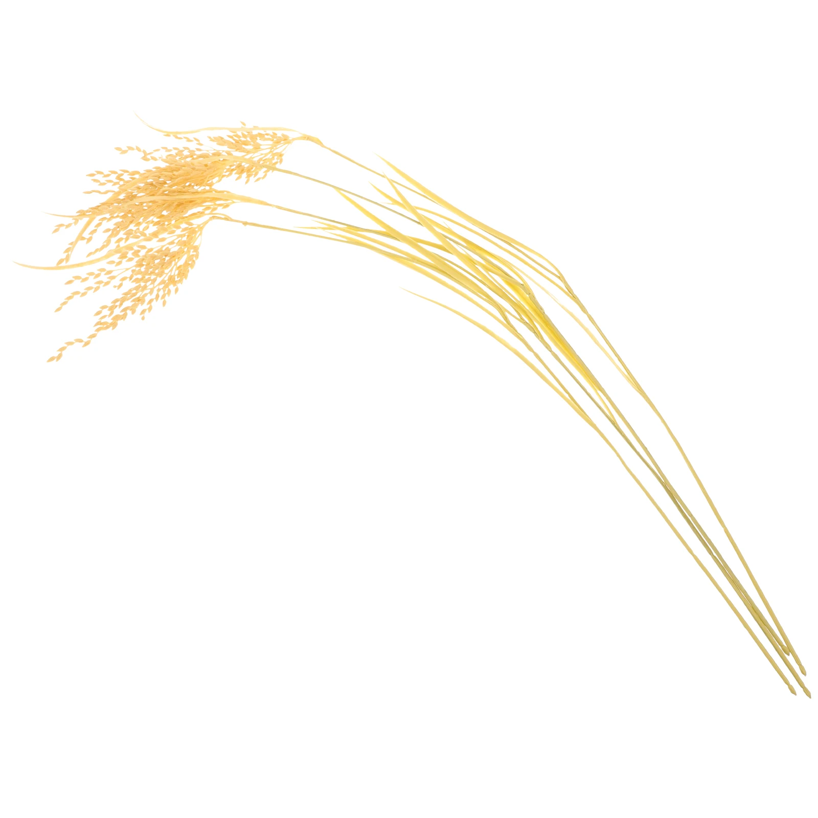 

4Pcs Rice Wheat Ears Artificial Flowers Decorative Fake Wheat Grass for Wedding Party Home Office Cafe Centerpieces