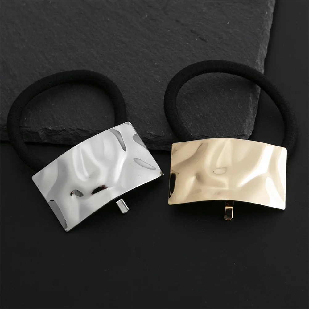 

4 шт. металлические эластичные ленты, золотые завязки, держатели для хвоста, манжеты для волос, обертка для женщин и девочек, прочная прочная фиксация, спортивные путешествия, ежедневное использование