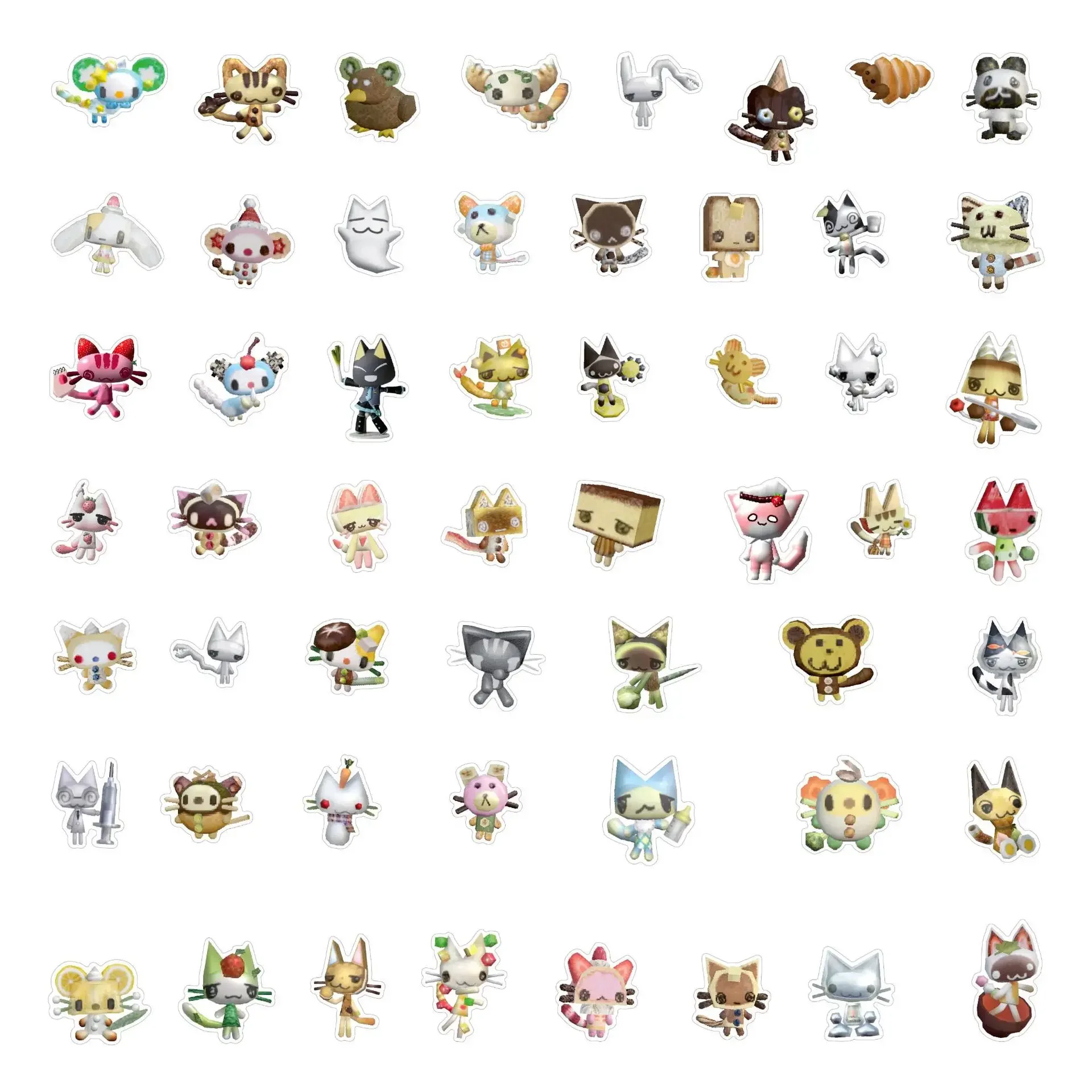 50 قطعة الكرتون Kawaii Inoue Toro مضحك لطيف القط الكتابة على الجدران ملصق الزخرفية سجل القصاصات المحمول الأمتعة ملصق مائي الاطفال لعبة هدية