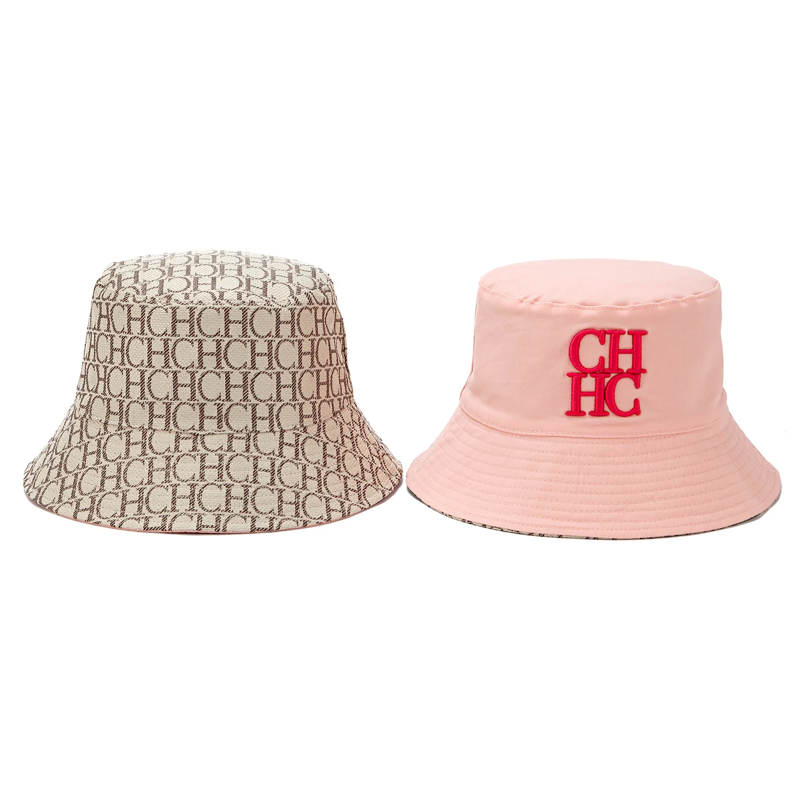 Women's Summer Double Sided Bucket Hat, UV Protection Sun Hat, Fashion Casual Beach Outdoor Travel Wide Brim Cap