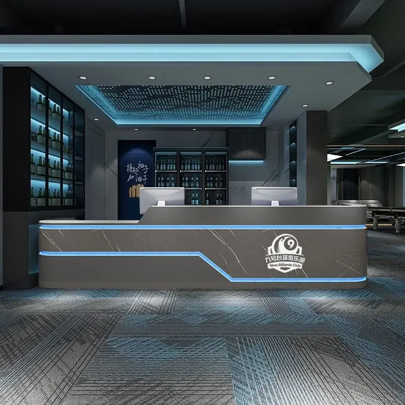 

Reception Salon Desks Store Counter Customer Center Hallway Table Office Cash Register Business Furniture Mostrador Recepcion