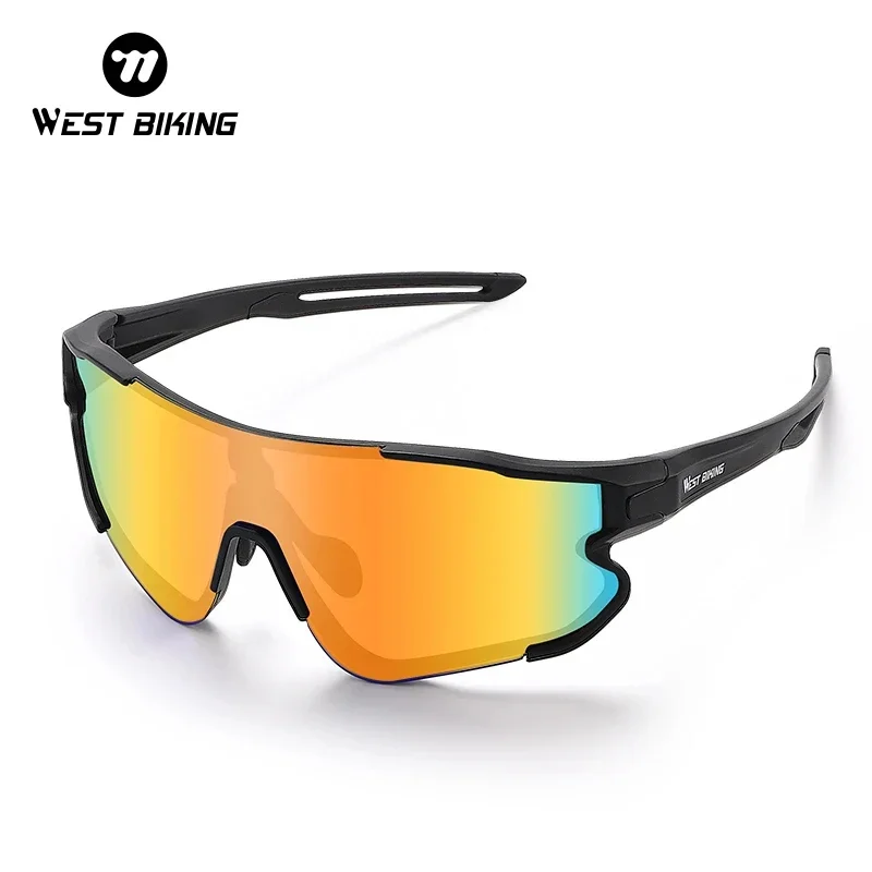 

WEST BIKING Polarized Sports Sunglasses Outdoor Sport Colorful Glasses MTB Road Bike Eyewear UV400 Protection Cycling Goggles