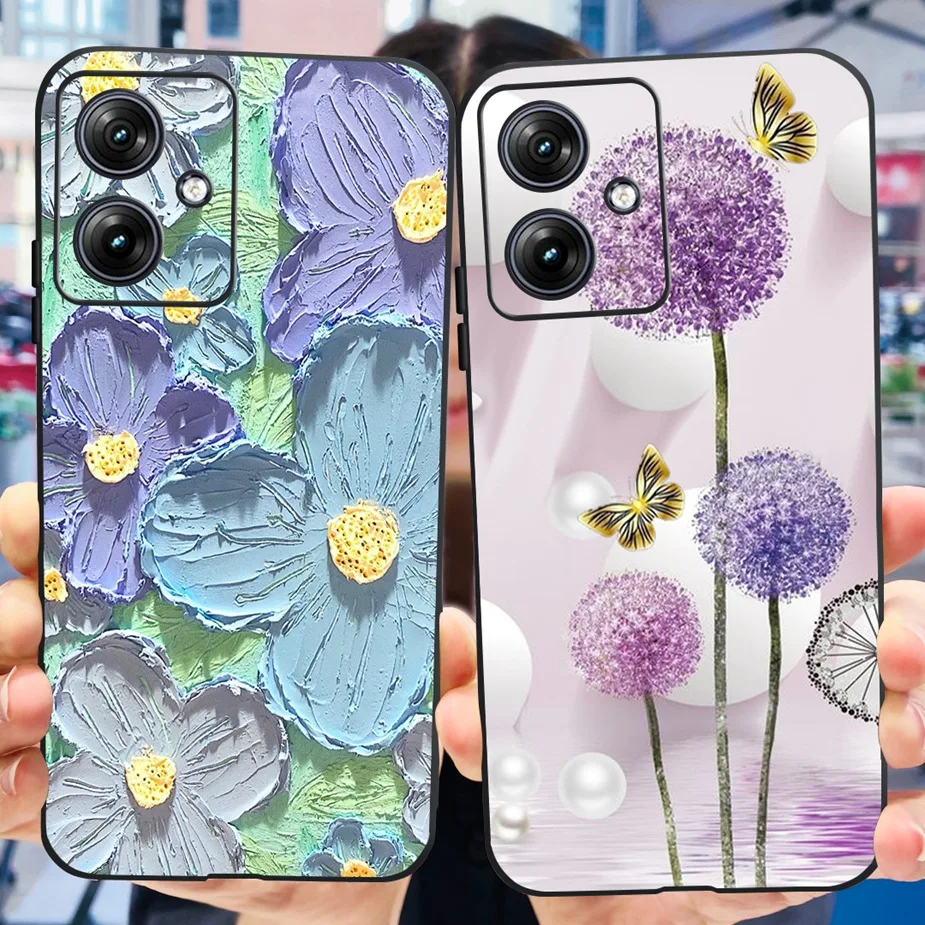 For Motorola Moto G54 Case XT-2343-1 Stylish Popular Painted Shell Soft Silicone Phone Case For Moto G54 G 54 MotoG54 Back Cover