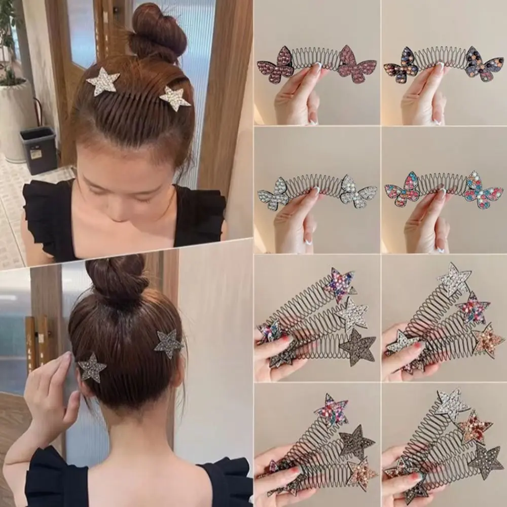 

Fragmented hair Hair Headband Comb New Stretch Styling Accessories HairHoop Band Clip Flexible Face Wash Headbands Girl