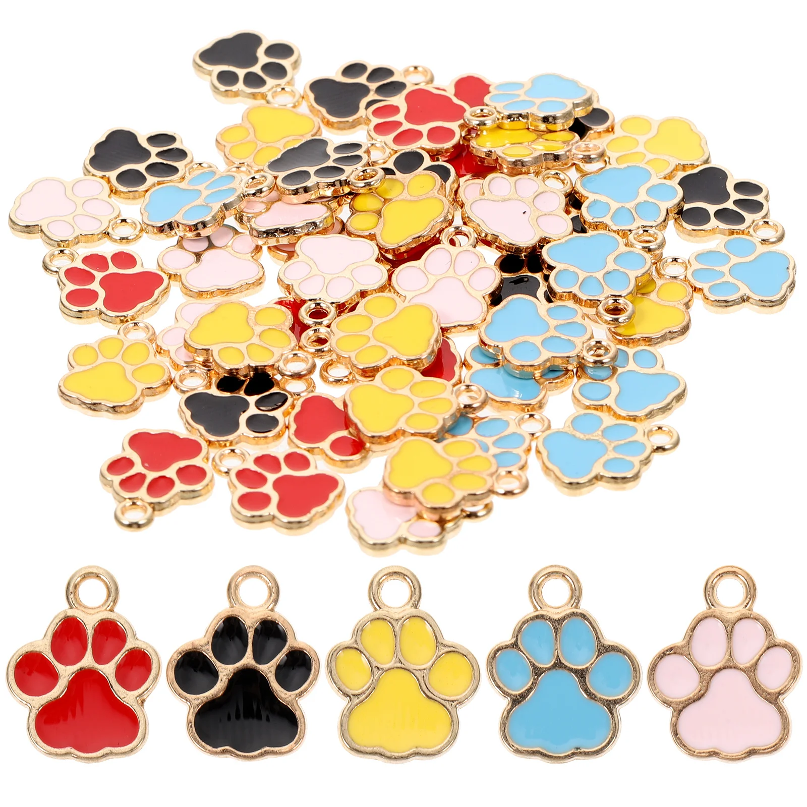 

50 шт., металлические подвески с когтями животных, креативные принадлежности для изготовления ювелирных изделий для браслетов, ожерелий, серег, брелоков, комплект для изготовления ожерелья