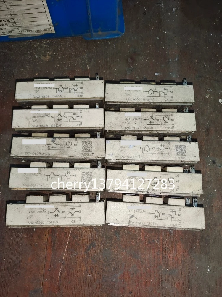 SKM195GB124DN (1pcs)  used  the test pass   in stock  Electronic Components & Supplies