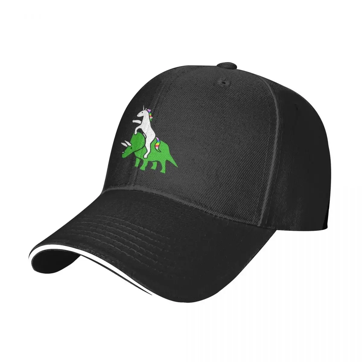 Unicorn Riding Triceratops Baseball Cap birthday Golf Wear Streetwear Beach Bag Caps For Men Women's