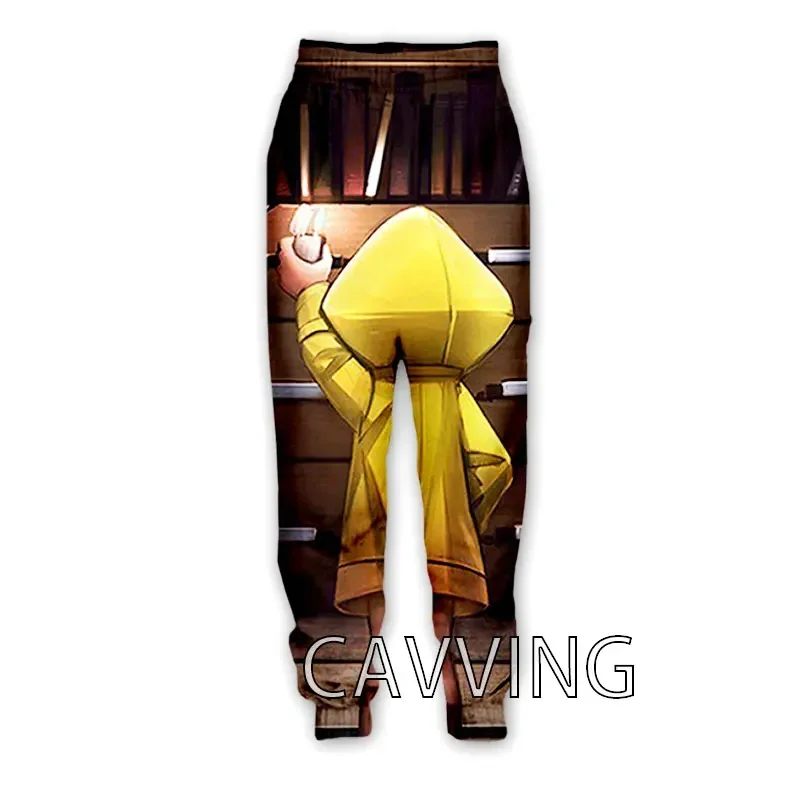 Little Nightmares 3D impresso moletom, calça esportiva casual, moletom reto, calças de jogging, nova moda