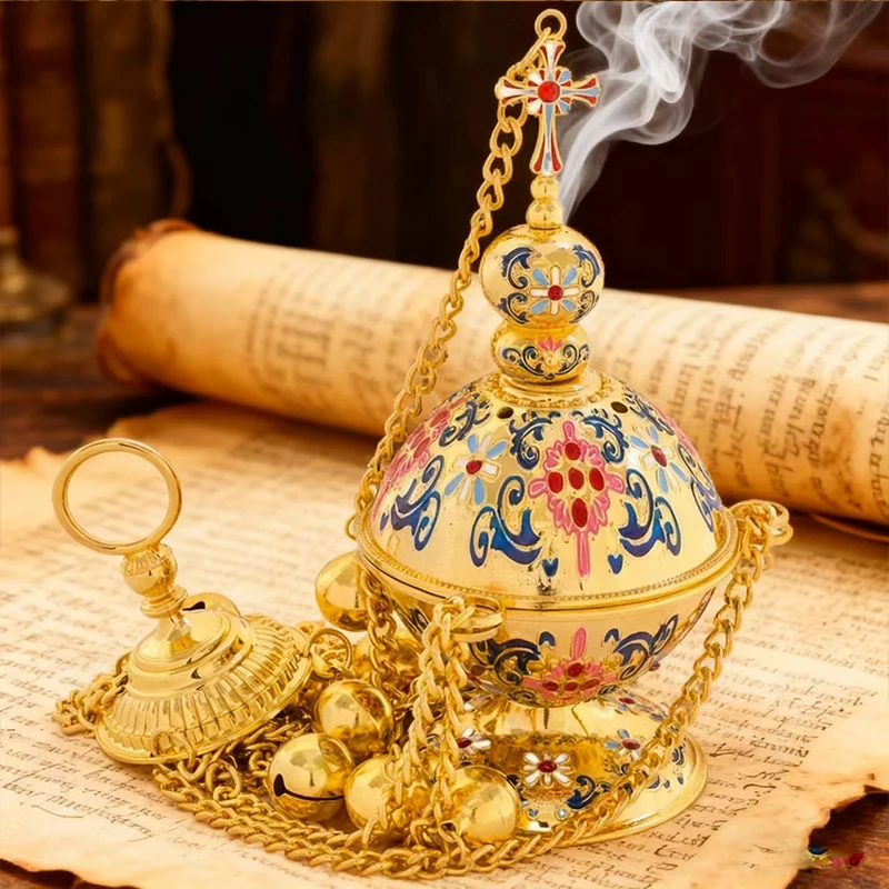 

Новинка 2026larlalarlalarlalarlalarla Pressezada Almaşı 욕ξου장 Sog Stort Mayor Mayor Teng Orthodox Church Incense Burner Золотая картина Подарок
