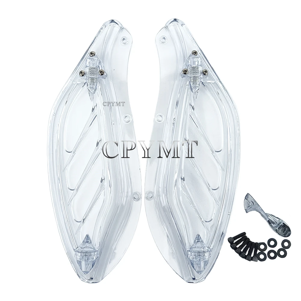 

Motorcycle Air Deflector Side Wing Windshield Fairing Fit for Harley 1996-2013 Touring CVO Electra Glide Street Glide