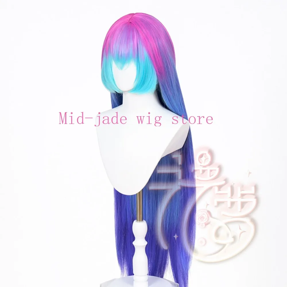 Hamel Cosplay Wig Realistic Scalp Gradient Hair Style Synthetic Fiber Wig Natural Look Hair Accessory