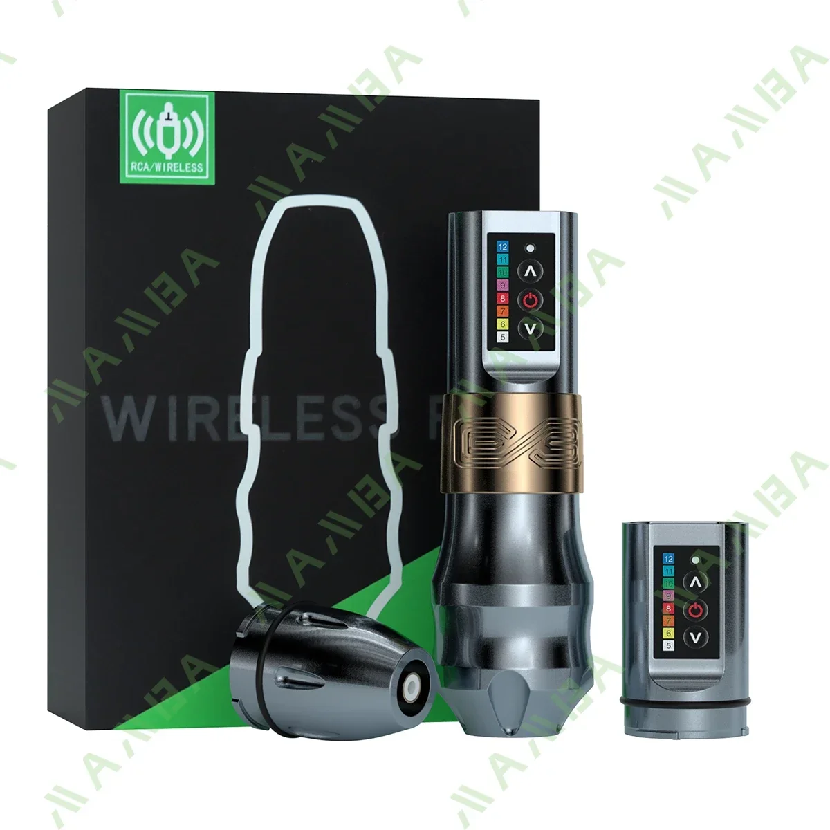 

DM EXO Wireless Tattoo Machine Kit Powerful Coreless Motor Rechargeable Lithium Battery 2 Batteries Tattoo Artist