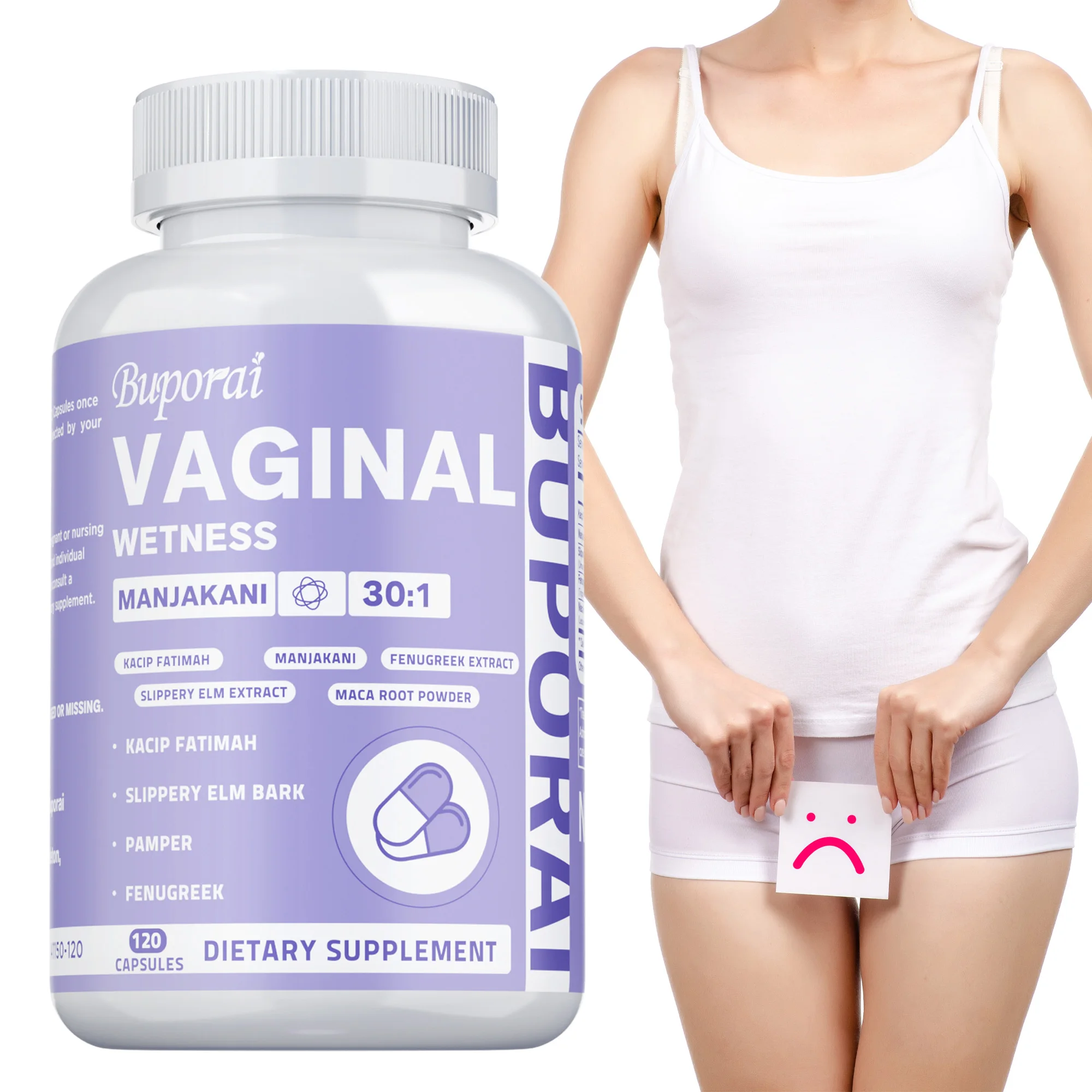 

Vaginal Wetness - Women's PH Balance, Eliminates Odor & Bacteria, Female Hormone Balance, Vaginal Health, Enhance Immunity